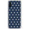 Blue and Cream Polka Dots Galaxy A10e Clear Case