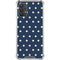 Blue and Cream Polka Dots Galaxy A32 5G Clear Case