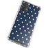 Blue and Cream Polka Dots Galaxy A32 5G Clear Case
