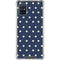 Blue and Cream Polka Dots Galaxy A51 5G Clear Case