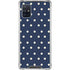 Blue and Cream Polka Dots Galaxy A51 5G Clear Case