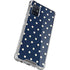 Blue and Cream Polka Dots Galaxy A51 5G Clear Case
