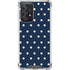Blue and Cream Polka Dots Galaxy A52 5G Clear Case