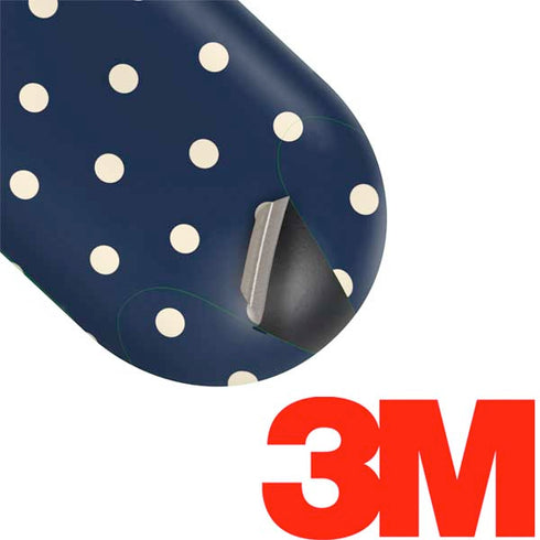 Blue and Cream Polka Dots Galaxy Buds Skin