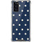 Blue and Cream Polka Dots Galaxy Note20 5G Clear Case