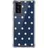 Blue and Cream Polka Dots Galaxy Note20 5G Clear Case