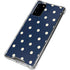 Blue and Cream Polka Dots Galaxy Note20 5G Clear Case