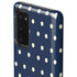 Blue and Cream Polka Dots Galaxy Note20 5G Pro Case