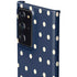 Blue and Cream Polka Dots Galaxy Note20 Ultra 5G Lite Case