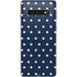 Blue and Cream Polka Dots Galaxy S10 Skin