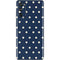 Blue and Cream Polka Dots Galaxy S20 Fan Edition Skin