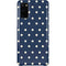 Blue and Cream Polka Dots Galaxy S20 Lite Case