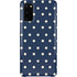 Blue and Cream Polka Dots Galaxy S20 Lite Case