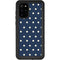 Blue and Cream Polka Dots Galaxy S20 Plus Waterproof Case