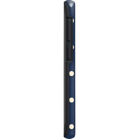 Blue and Cream Polka Dots Galaxy S20 Ultra 5G Pro Case