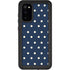 Blue and Cream Polka Dots Galaxy S20 Waterproof Case