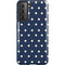 Blue and Cream Polka Dots Galaxy S21 5G Pro Case