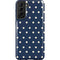 Blue and Cream Polka Dots Galaxy S21 FE Pro Case