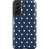 Blue and Cream Polka Dots Galaxy S21 FE Pro Case