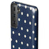 Blue and Cream Polka Dots Galaxy S21 FE Pro Case