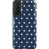 Blue and Cream Polka Dots Galaxy S21 Plus 5G Pro Case