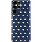 Blue and Cream Polka Dots Galaxy S21 Ultra 5G Skin