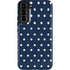 Blue and Cream Polka Dots Galaxy S22 Plus Pro Case