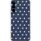 Blue and Cream Polka Dots Galaxy S22 Plus Skin