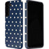 Blue and Cream Polka Dots Galaxy S22 Pro Case