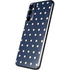 Blue and Cream Polka Dots Galaxy S22 Skin