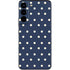 Blue and Cream Polka Dots Galaxy S22 Skin