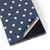 Blue and Cream Polka Dots Galaxy S22 Ultra Skin