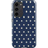 Blue and Cream Polka Dots Galaxy S23 Plus Pro Case