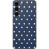 Blue and Cream Polka Dots Galaxy S23 Plus Skin