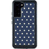 Blue and Cream Polka Dots Galaxy S23 Plus Waterproof Case