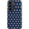 Blue and Cream Polka Dots Galaxy S23 Pro Case