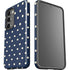 Blue and Cream Polka Dots Galaxy S23 Pro Case
