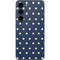 Blue and Cream Polka Dots Galaxy S23 Skin