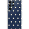 Blue and Cream Polka Dots Galaxy S23 Ultra Skin