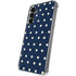 Blue and Cream Polka Dots Galaxy S24 Plus Clear Case
