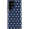 Blue and Cream Polka Dots Galaxy S24 Ultra Impact Case