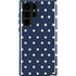 Blue and Cream Polka Dots Galaxy S24 Ultra Impact Case