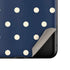 Blue and Cream Polka Dots Galaxy Z Flip Skin