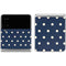 Blue and Cream Polka Dots Galaxy Z Flip4 5G Skin