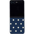 Blue and Cream Polka Dots Galaxy Z Flip5 5G Skin