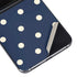 Blue and Cream Polka Dots Galaxy Z Flip5 5G Skin