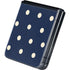 Blue and Cream Polka Dots Galaxy Z Flip5 5G Skin