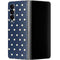 Blue and Cream Polka Dots Galaxy Z Fold4 5G Skin