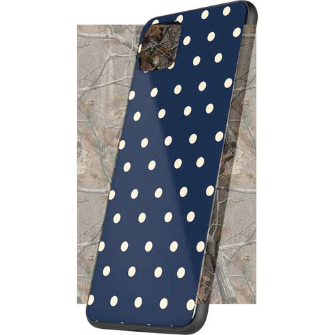 Blue and Cream Polka Dots Google Pixel 4 XL Skin