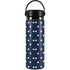 Blue and Cream Polka Dots Hydro Flask 20oz Wide Mouth Skin